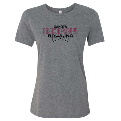 Dakota Bowling 2025 Logo 1  - Women’s Relaxed Fit Heather CVC Tee Thumbnail